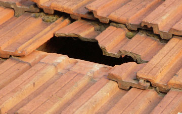 roof repair Llanllwchaiarn, Powys